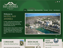 Tablet Screenshot of hotelsanandrea.com